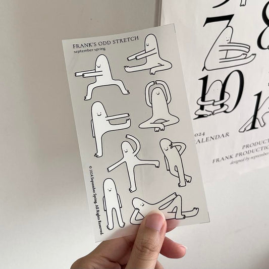 Frank's Odd Stretch - Stickers | September Spring