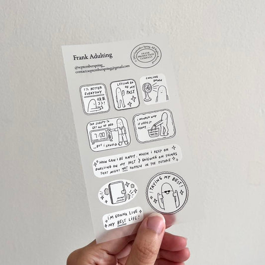 Frank Adulting - Stickers | September Spring