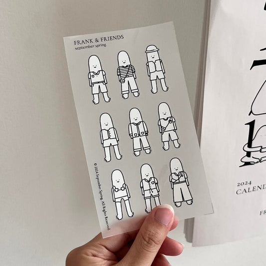 Frank and Friends - Stickers | September Spring