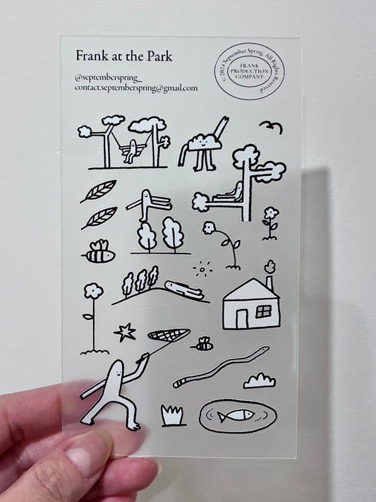 Frank at The Park - Stickers | September Spring