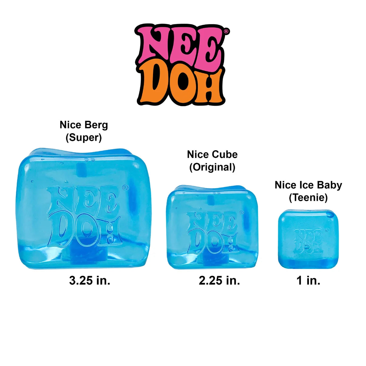 Glitter & Glow Niceberg | NeeDoh (Max 1 per person) (Preorder now open - start shipping from 28 Aug)