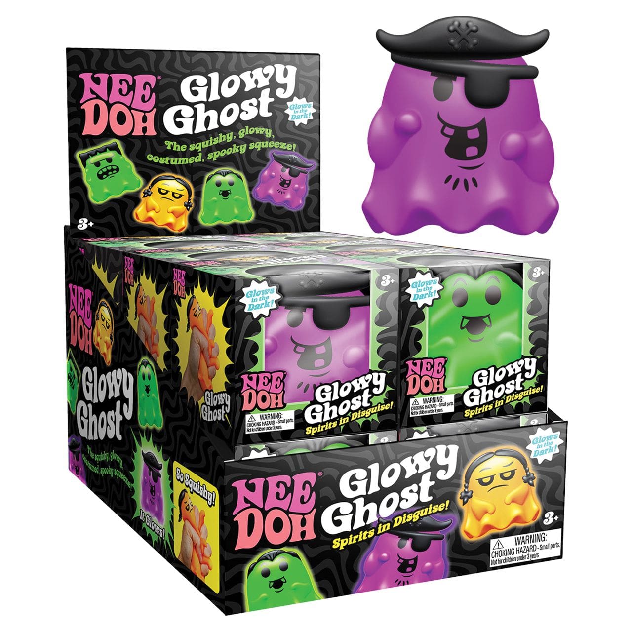 Glowy Ghost NeeDoh (Preorder now open - start shipping from 28 Aug)
