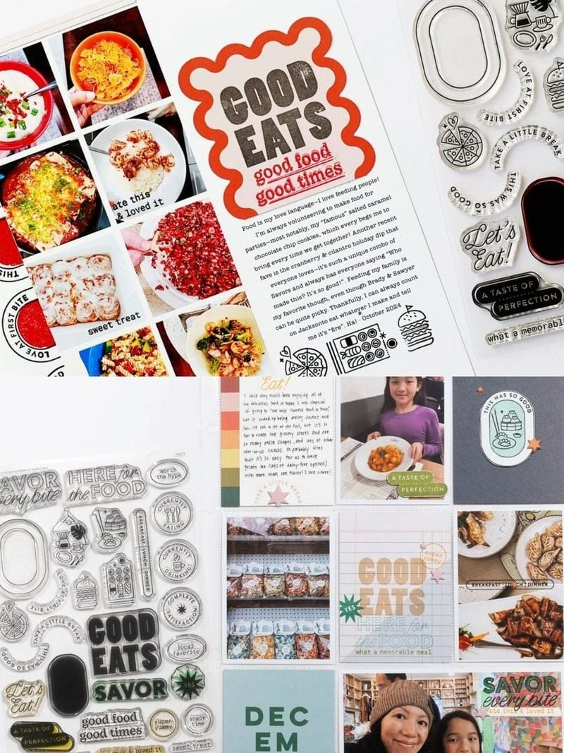 Good Eats 6x8 Stamp Set | Studio Calico
