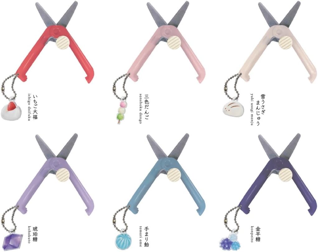 Kohakuto Portable Sliding Scissors - Purple Gem