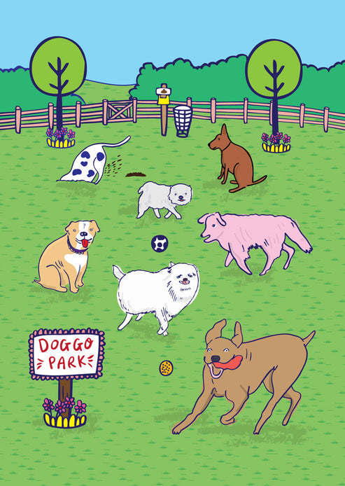 Microfibre Cloth For Glasses- Dog Park | Able and Game
