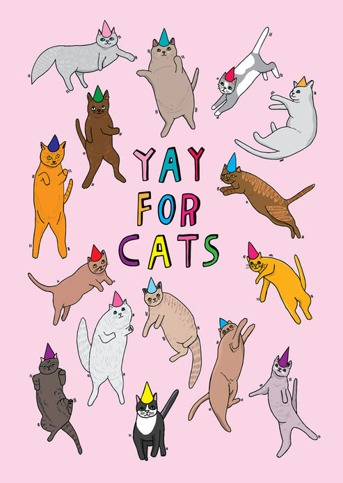 Microfibre Cloth for Glasses - Yay for Cats | Able and Game