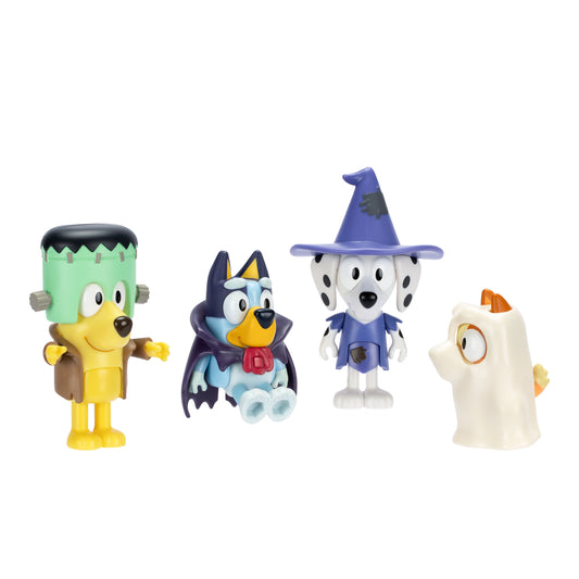 Bluey Figurine 4pack - Series 11 - Halloween