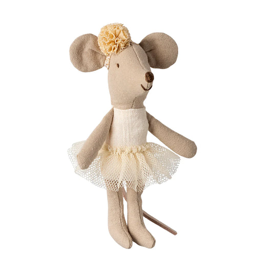 Ballerina Mouse Little Sister Off White | Maileg
