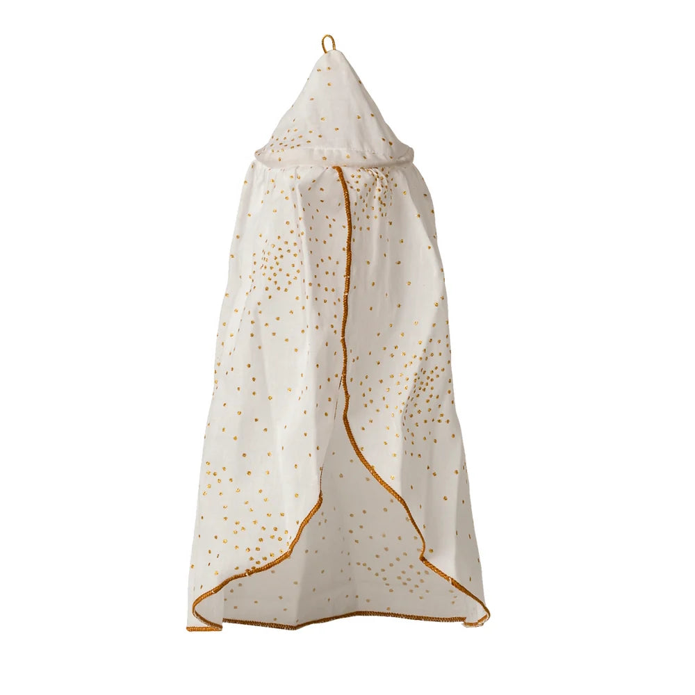Maileg Bed Canopy Miniature Off White