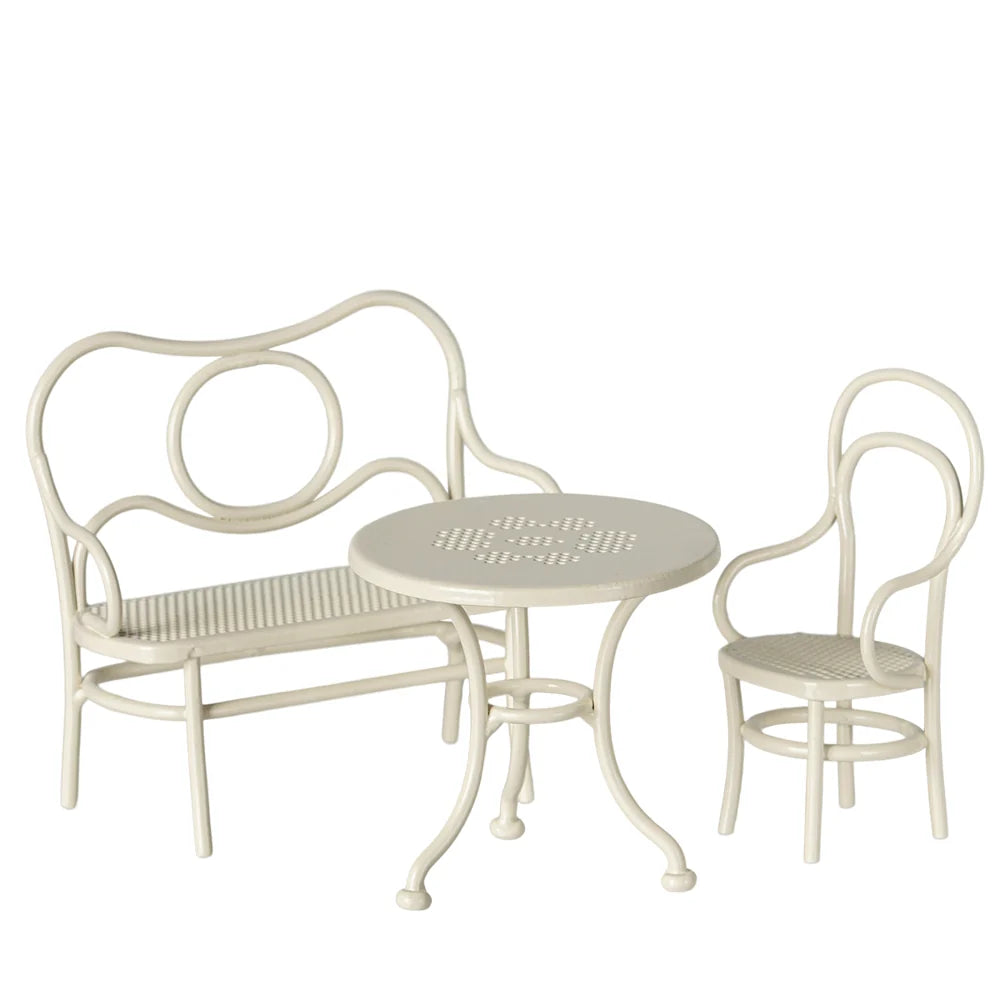 Cafe Set Mouse Small Off White | Maileg