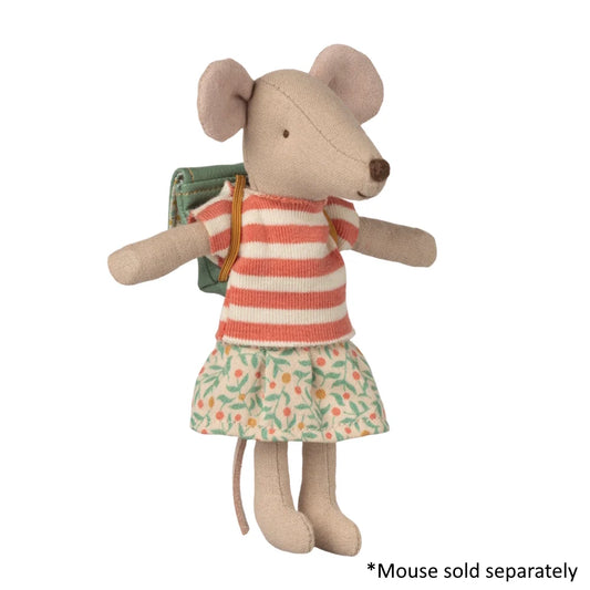 Maileg Clothes and Bag - Big Sister Mouse - Green