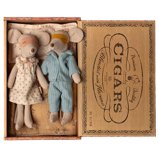 Mum & Dad Mice in Box | Maileg