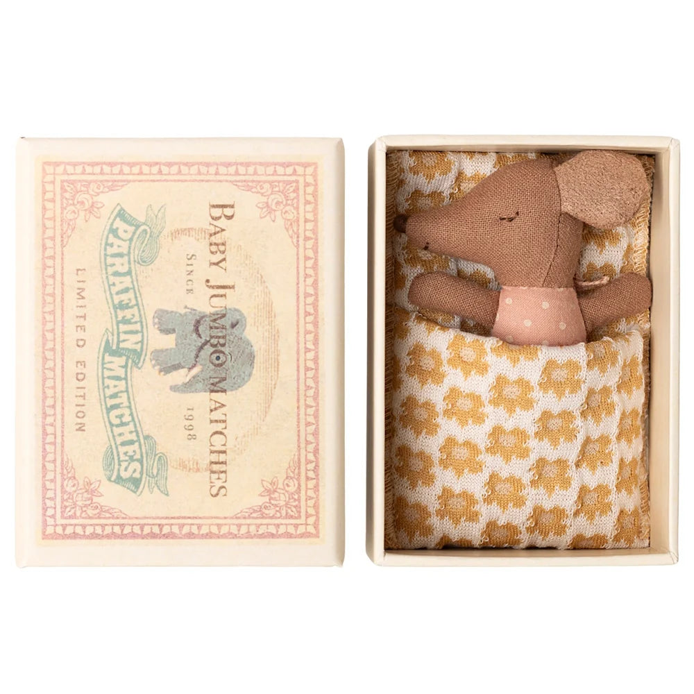 Sleepy Wakey Baby Mouse Rose 2025 | Maileg