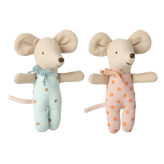 Twins Baby Mice in Matchbox 2025 | Maileg