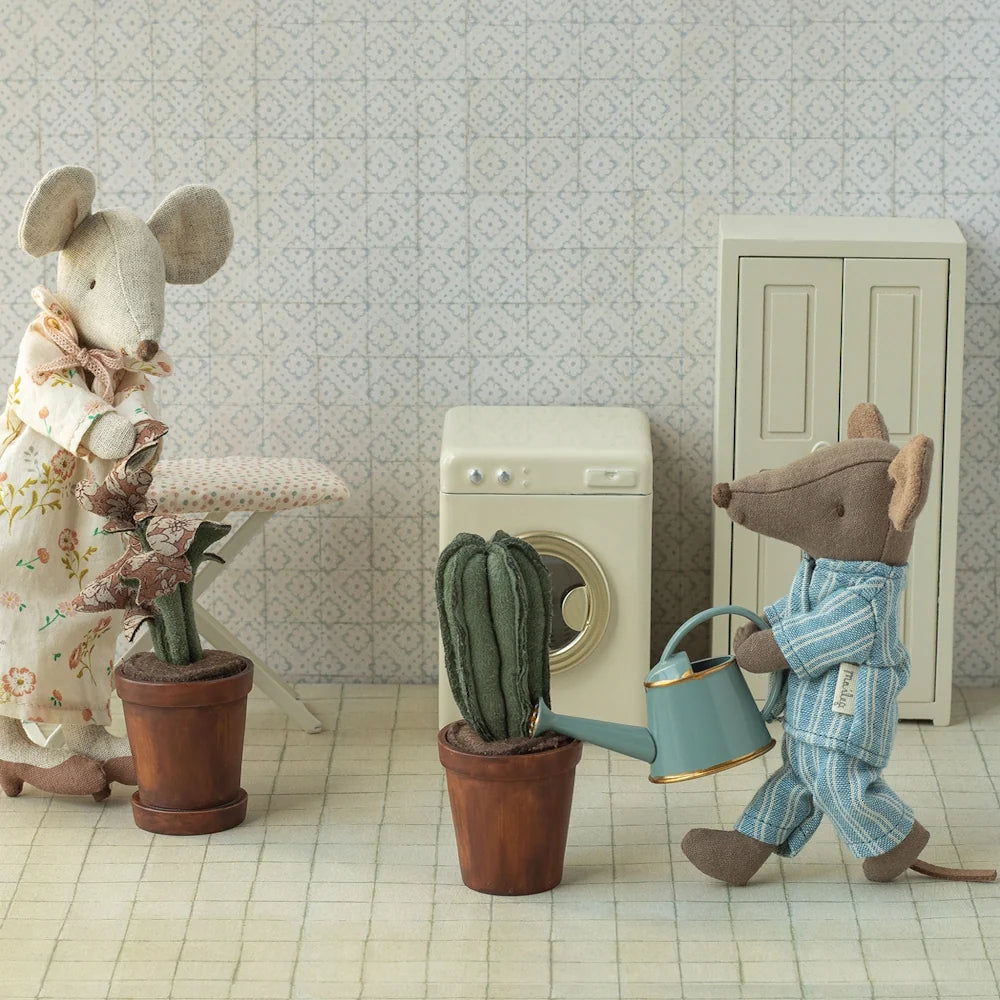 Watering Can Mouse Light Blue | Maileg