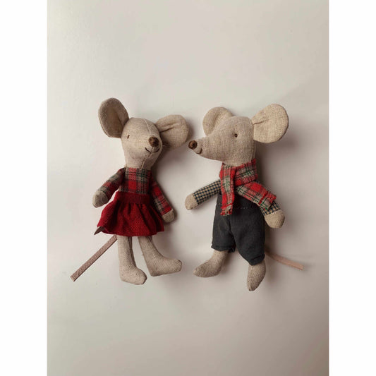 Winter Mice Twins in a House | Maileg