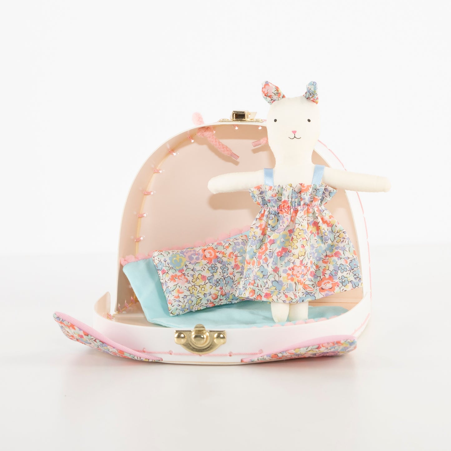 Floral Kitty Mini Suitcase