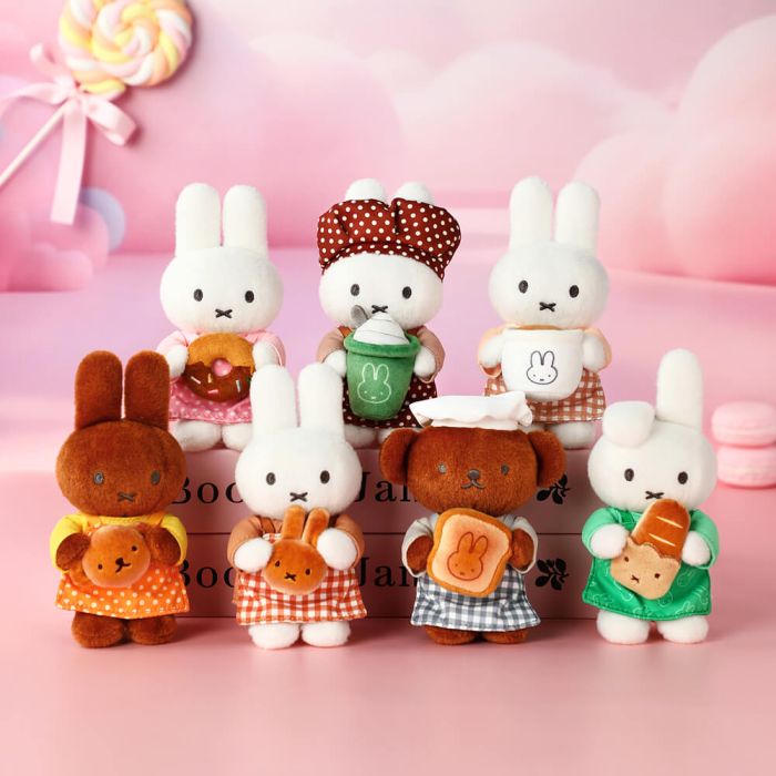 Miffy Bakery Plush Keychain Blindbox