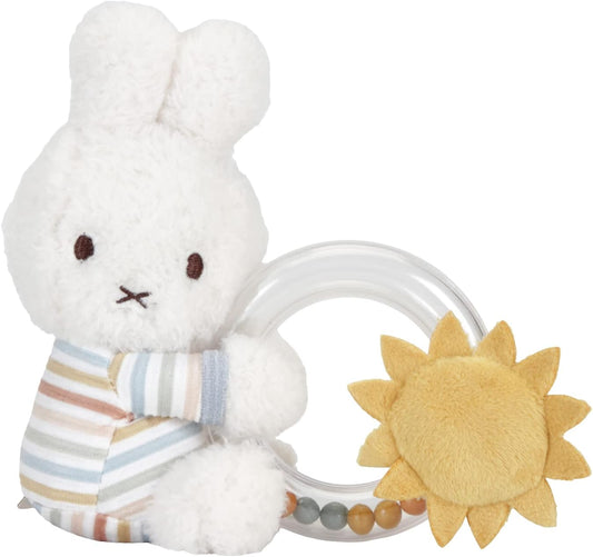 Miffy Vintage Stripes Ring Rattle