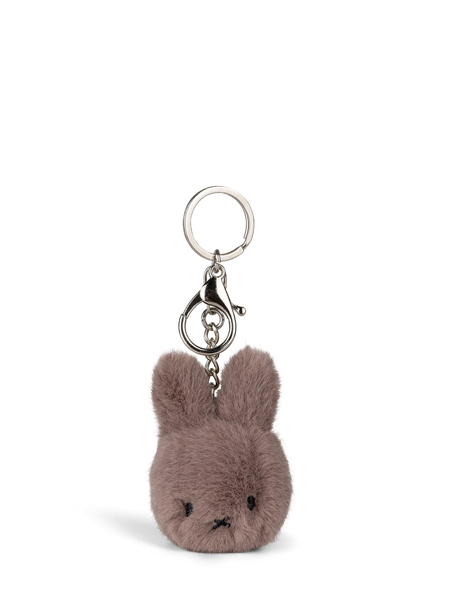 Eco Fuzzy Keychain - Taupe | Miffy