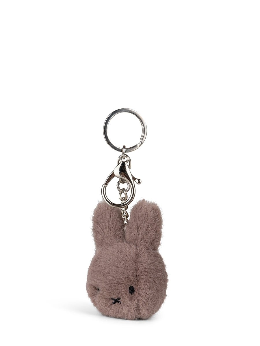 Eco Fuzzy Keychain - Taupe | Miffy
