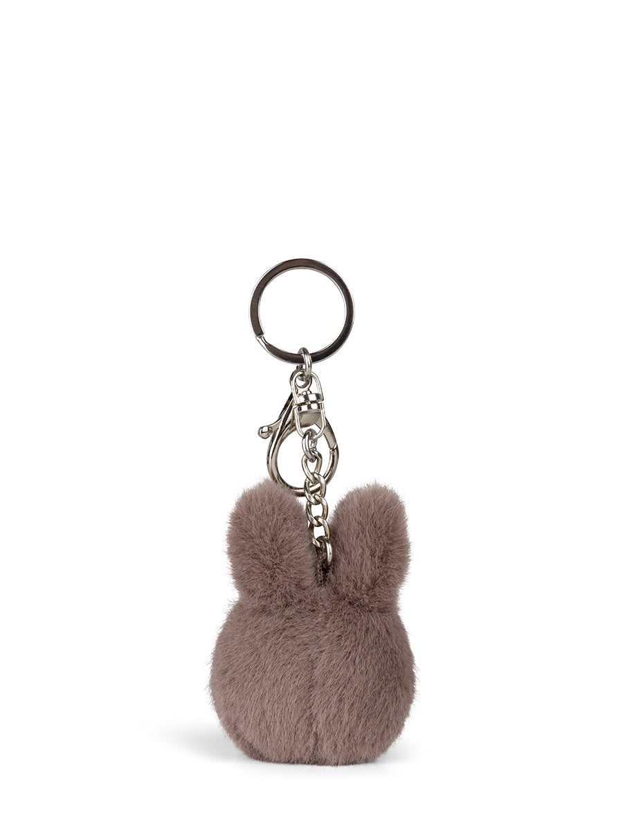 Eco Fuzzy Keychain - Taupe | Miffy