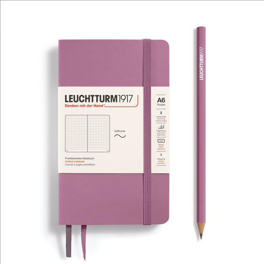 Notebook Pocket (A6) Dusty Rose, Dotted | Leuchtturm