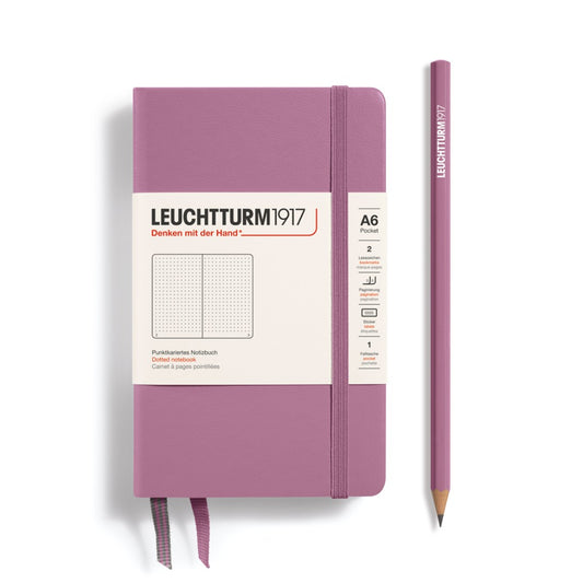 Notebook Pocket (A6) Dusty Rose, Dotted | Leuchtturm
