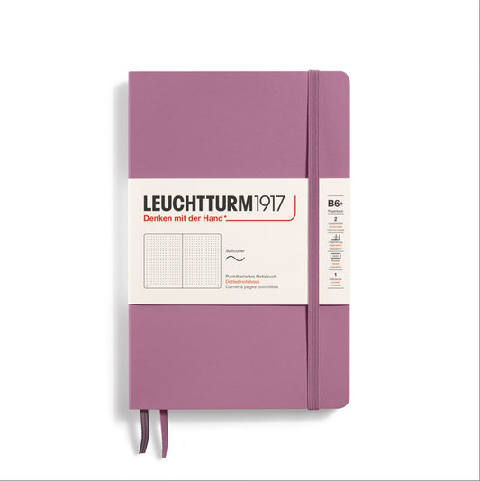 Notebook Paperback (B6+) Dusty Rose, Dotted | Leuchtturm