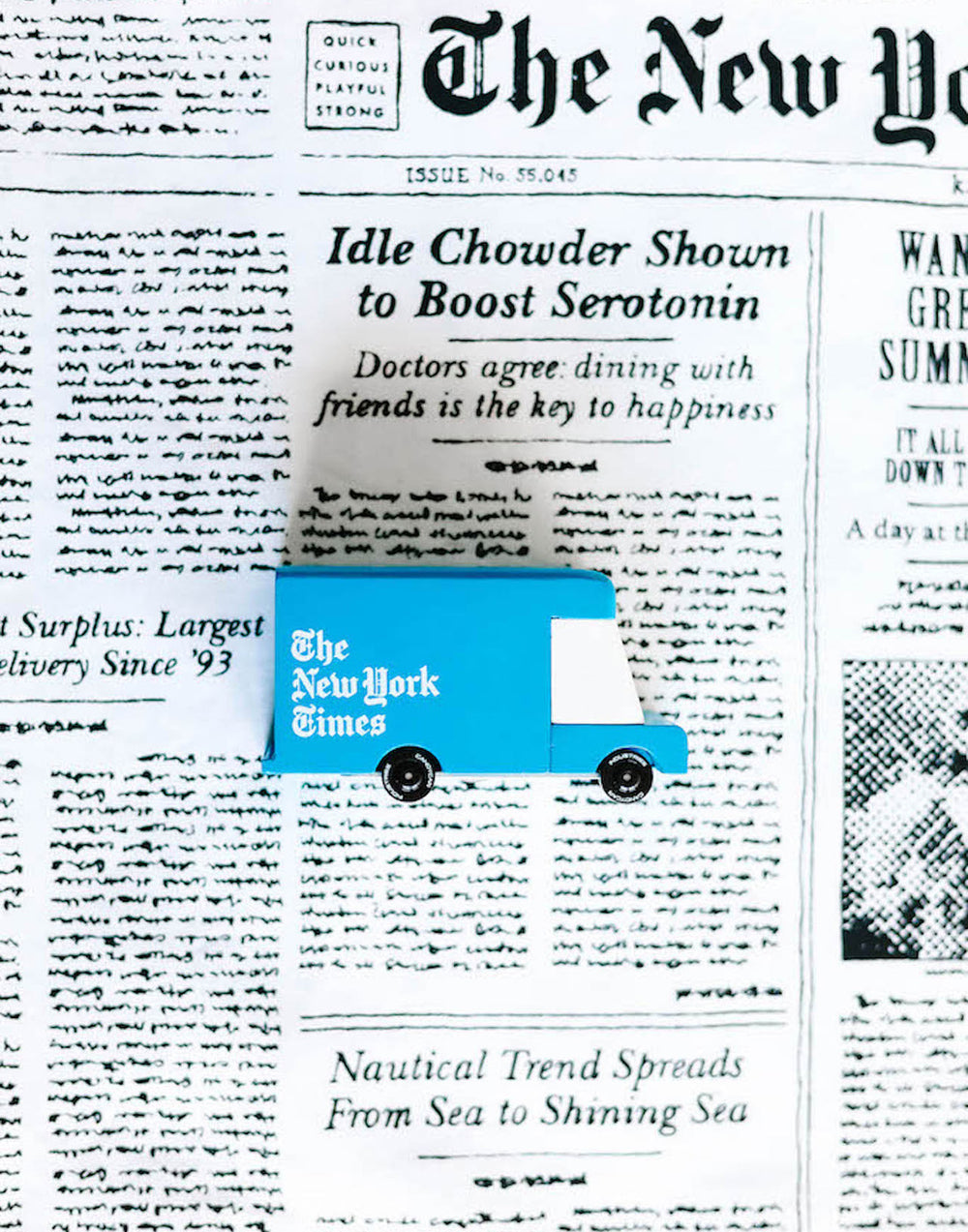 New York Times Delivery Van | Candylab