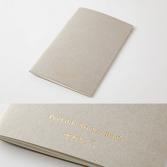 Peelable Sticker Book Grey | Midori