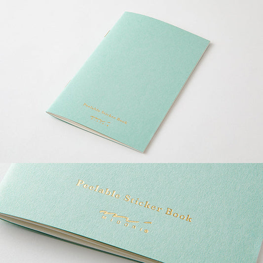 Peelable Sticker Book Light Blue | Midori