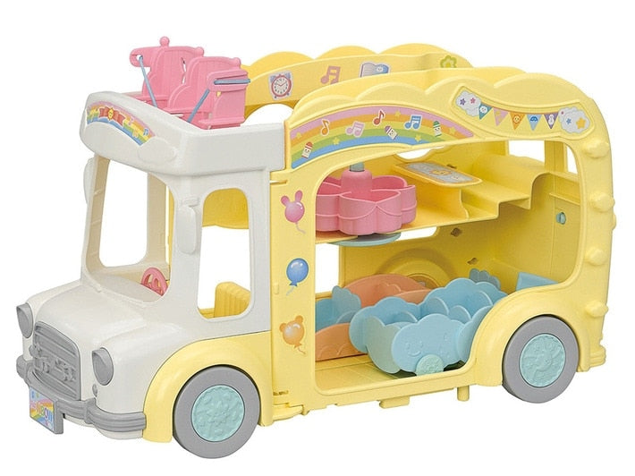 Rainbow Fun Nursery Bus | Sylvanian Families