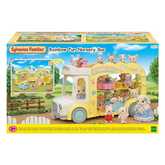 Rainbow Fun Nursery Bus | Sylvanian Families