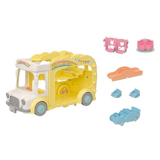 Rainbow Fun Nursery Bus | Sylvanian Families