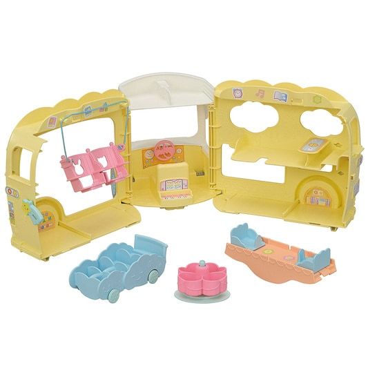 Rainbow Fun Nursery Bus | Sylvanian Families