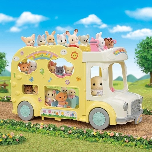 Rainbow Fun Nursery Bus | Sylvanian Families