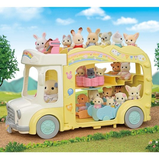 Rainbow Fun Nursery Bus | Sylvanian Families