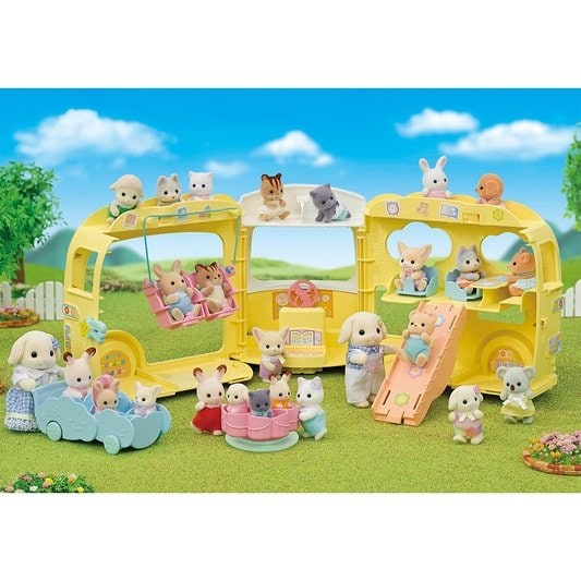 Rainbow Fun Nursery Bus | Sylvanian Families