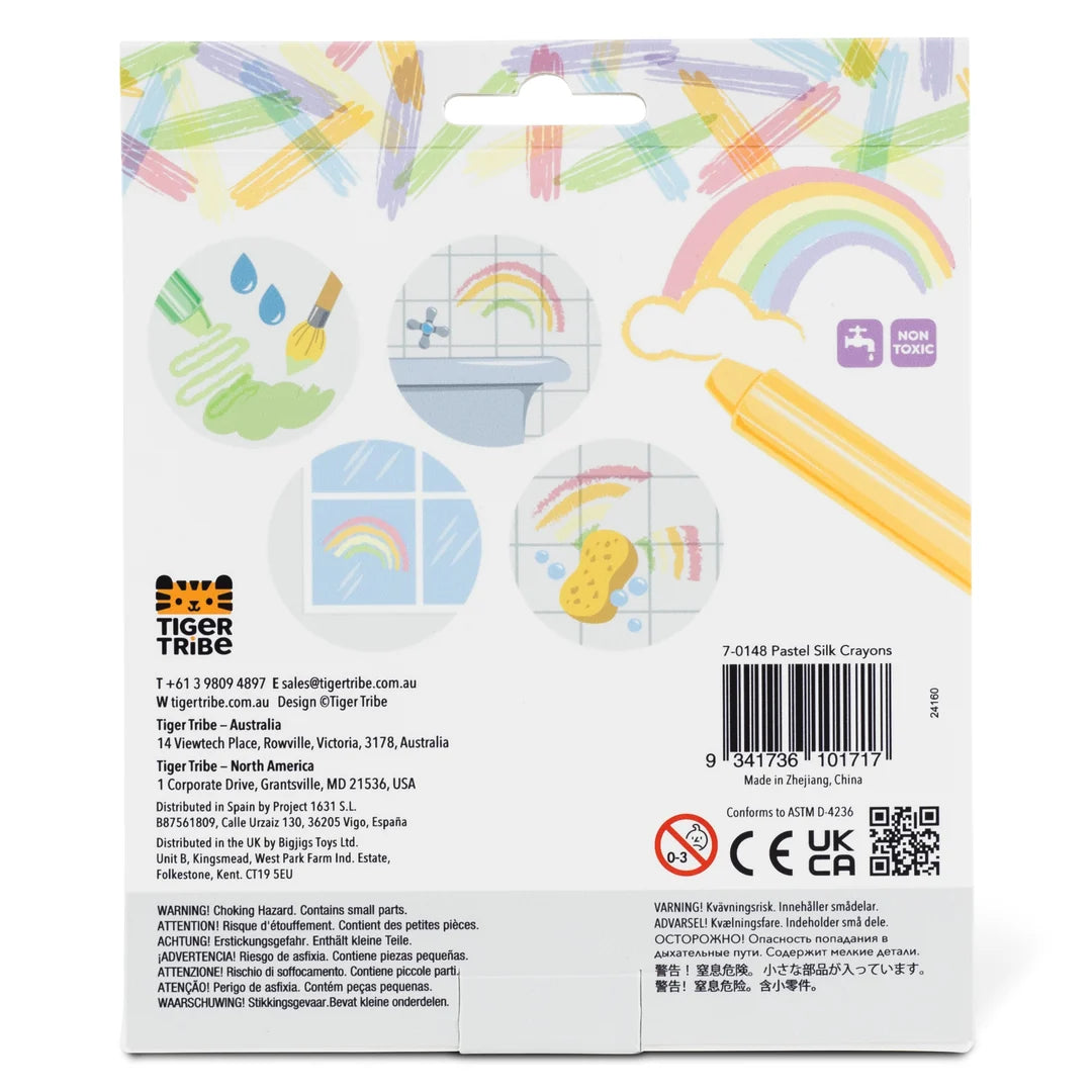Pastel Silk Crayons | Tiger Tribe