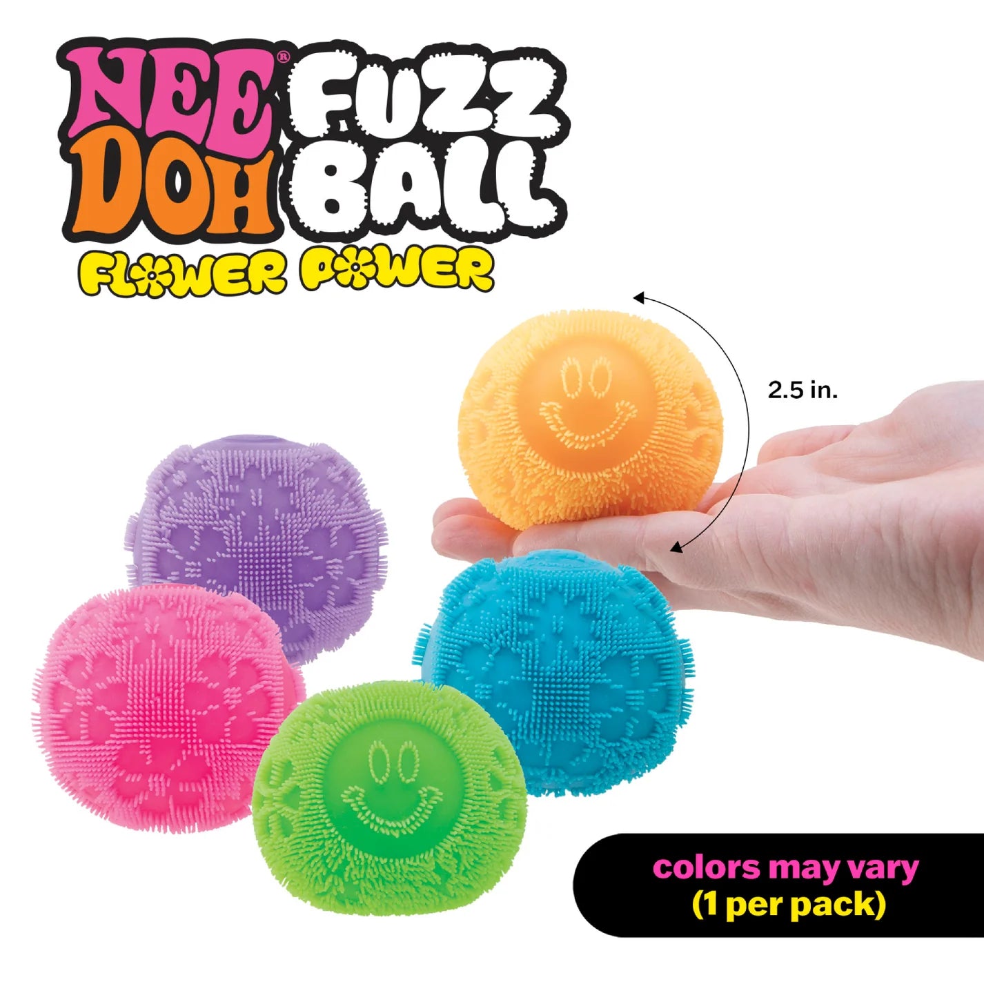Fuzz Ball Flower Power | NeeDoh