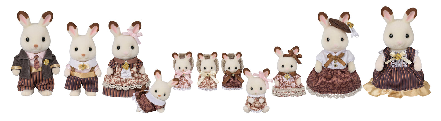 40th Anniversary Chocolate Rabbit Family Set | Sylvanian Families