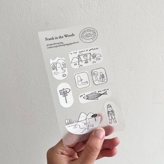 Frank in The Woods Sticker | September Spring