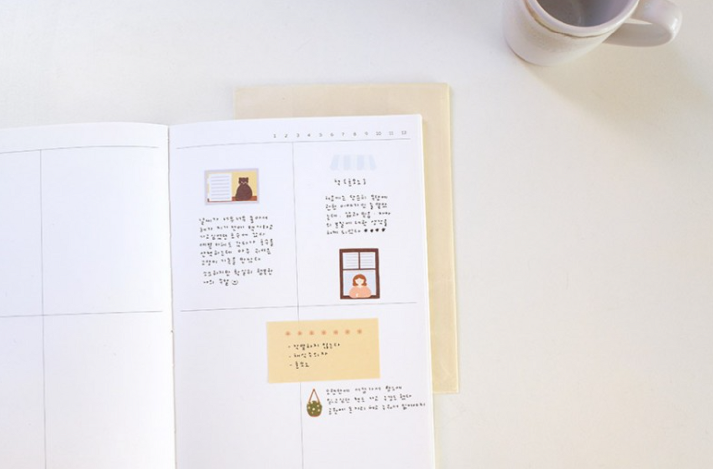 Daily Plan.64 Sticky Memo Daily | Suatelier Design
