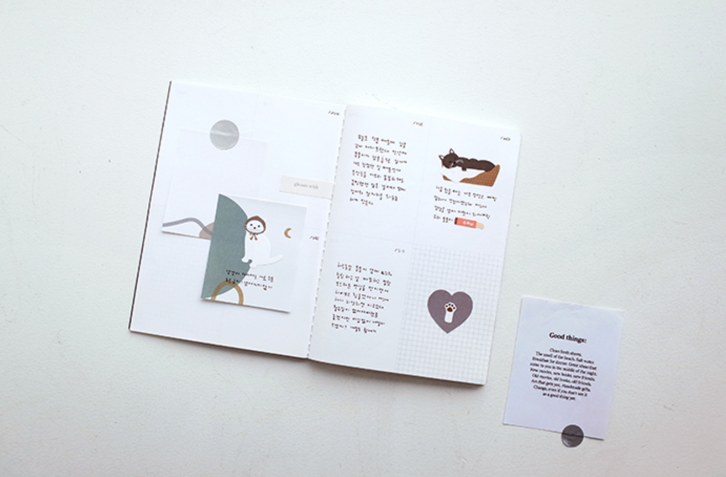 Nyang Nyang Seal Overlapping Stickers | Suatelier