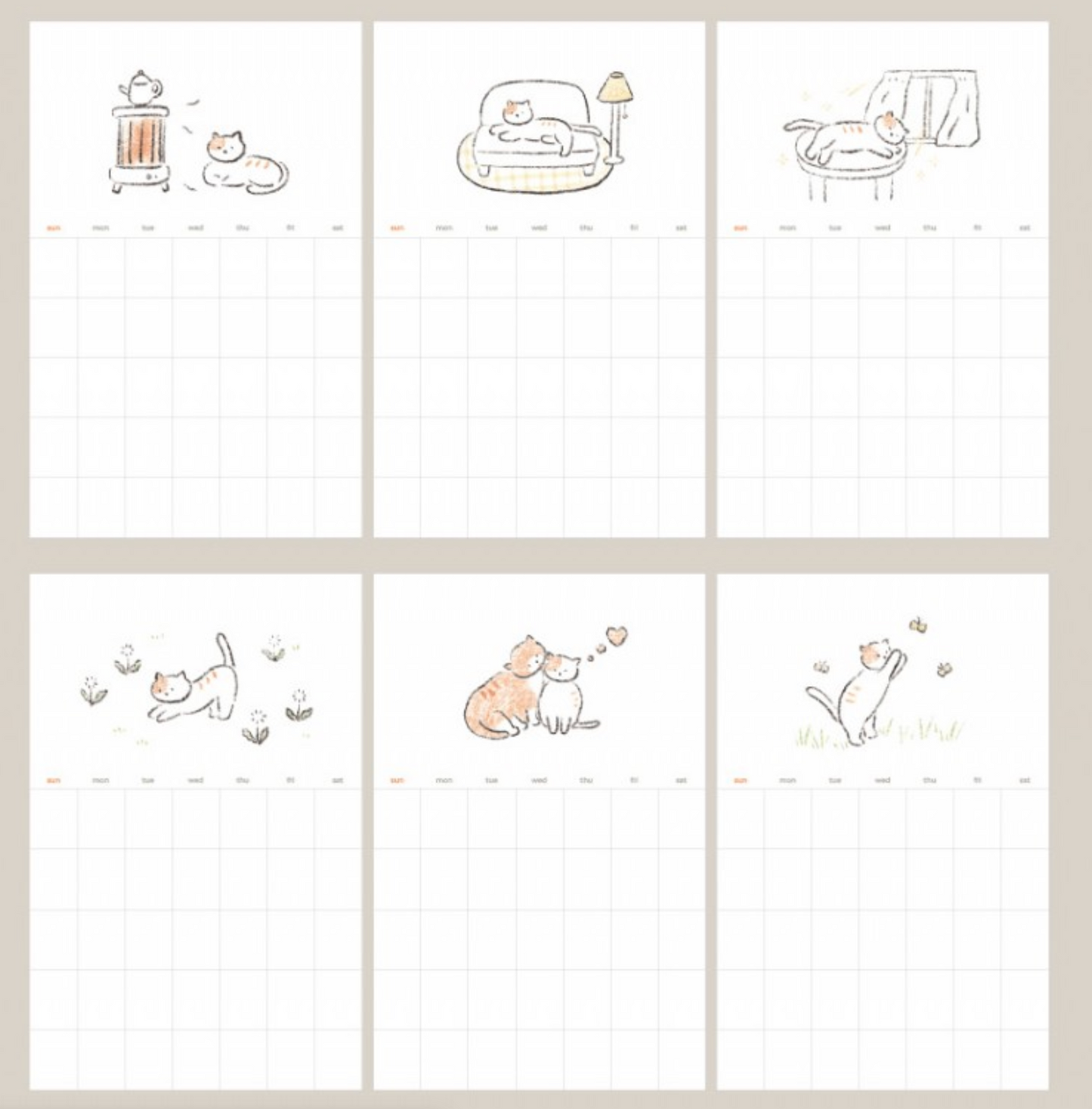 Monthly Plan.04 Stickers | Suatelier