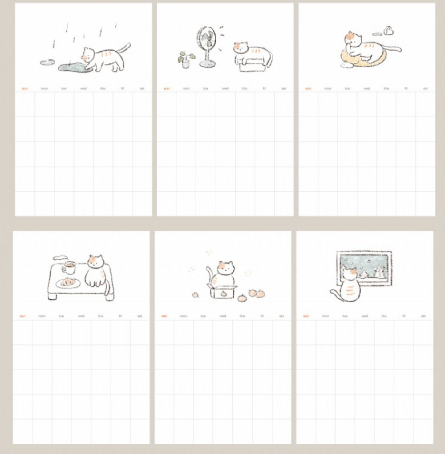 Monthly Plan.04 Stickers | Suatelier