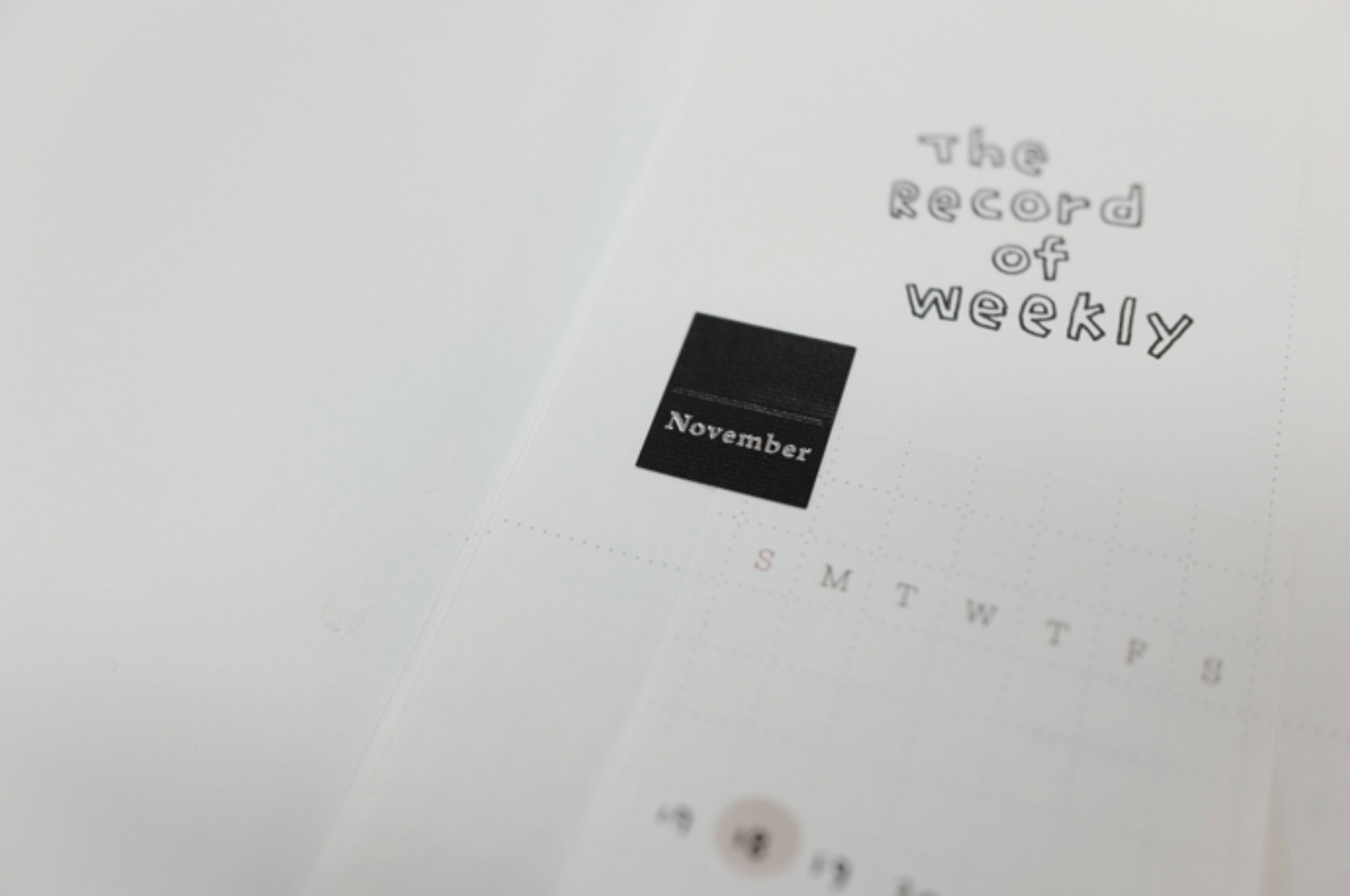 Plain.44 Monthly Tabs Sticker | Suatelier Design