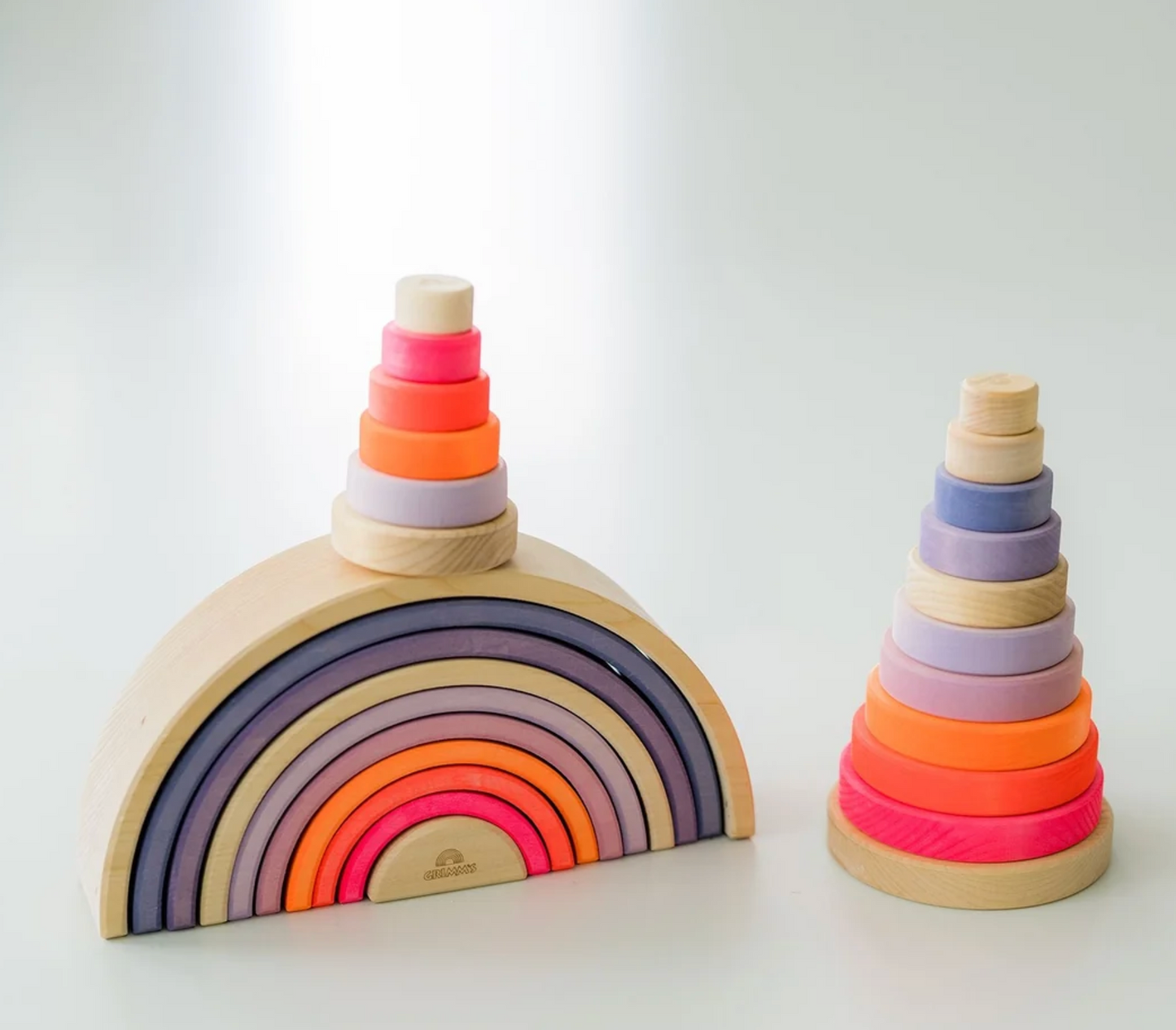 Grimm's Small Conical Tower - Neon Pink