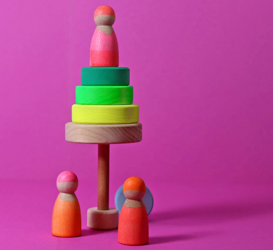 Grimm's Small Conical Tower - Neon Green